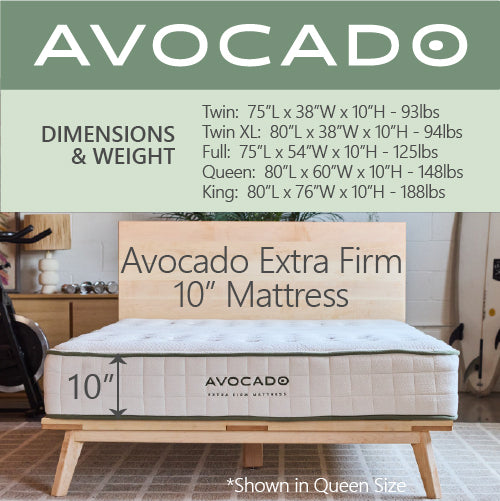 Avocado Extra Firm Mattress