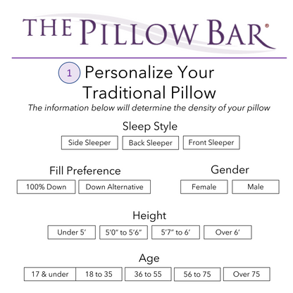 Traditional Sleep Pillow - by The Pillow Bar