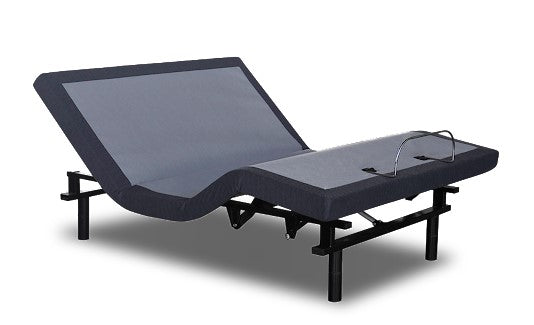 A stand alone picture of a BT-2000 Adjustable bases showing the angles it can rise to.