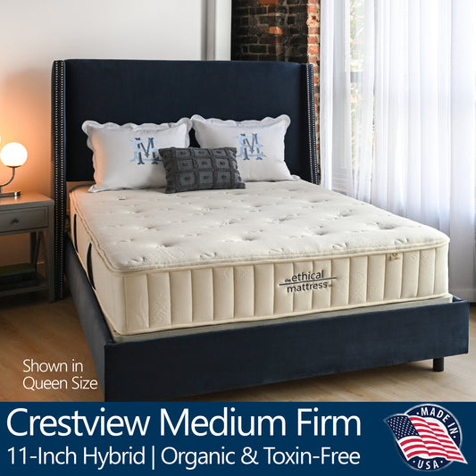Ethical Mattress Classic - Crestview 11" Hybrid Mattress