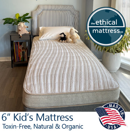 A twin size 6 inch kid's mattress