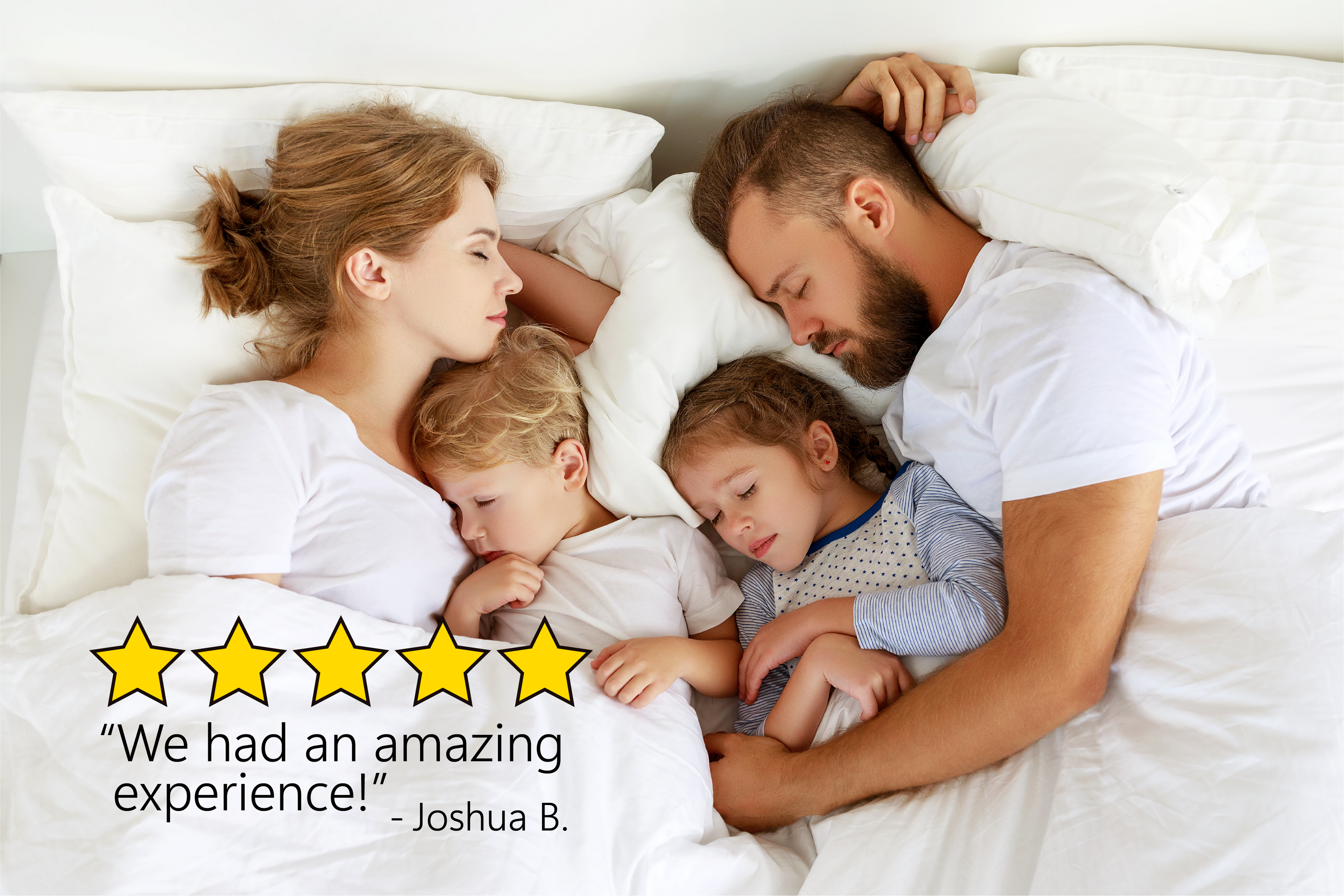5-Star Review for The Ethical Mattress Company. "We had an amazing experience!" Joshua B.