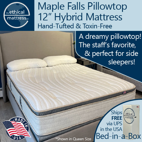 Ethical Mattress Classic - Maple Falls 12" Hybrid Pillowtop