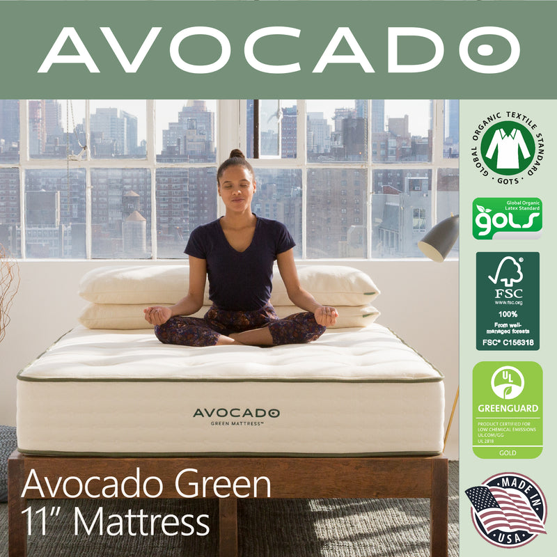 Avocado Green 11" Mattress