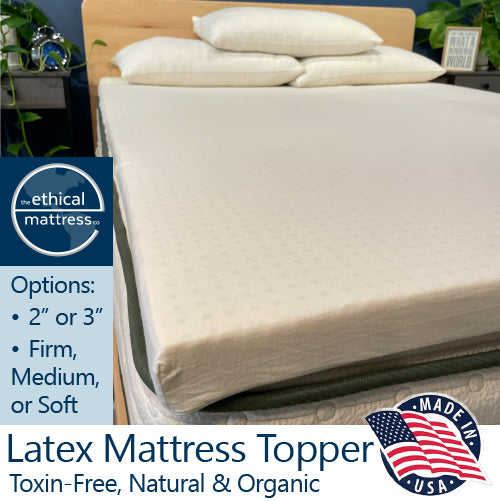 Ethical Mattress Organic Latex Topper