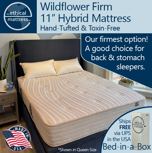 Ethical Mattress Classic - Wildflower Firm 11" Hybrid Mattress