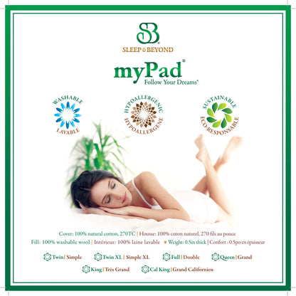 myPad Organic Mattress Pad