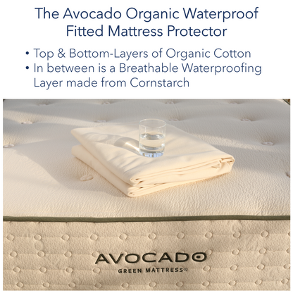 Avocado Organic Waterproof Fitted Mattress Protector