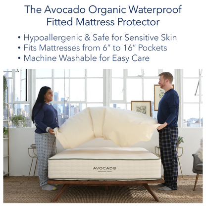 Avocado Organic Waterproof Fitted Mattress Protector