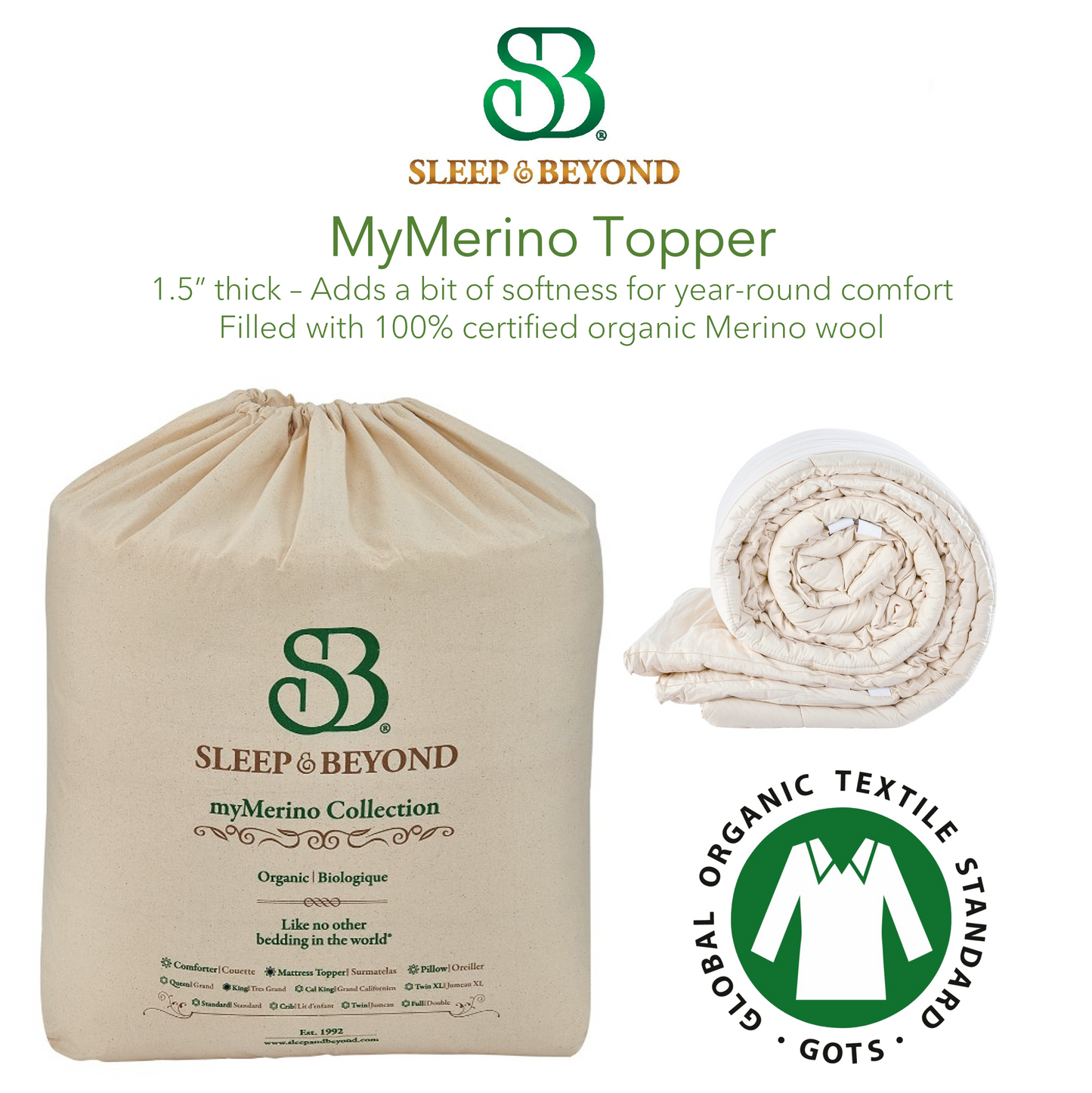 myMerino Wool Topper